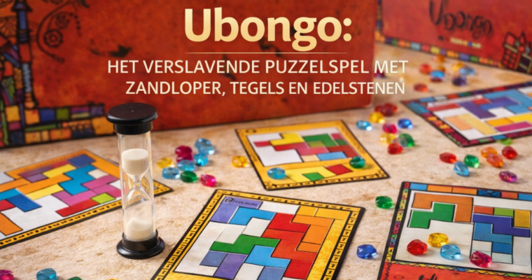 Ubongo: het verslavende puzzelspel met zandloper, tegels en edelstenen