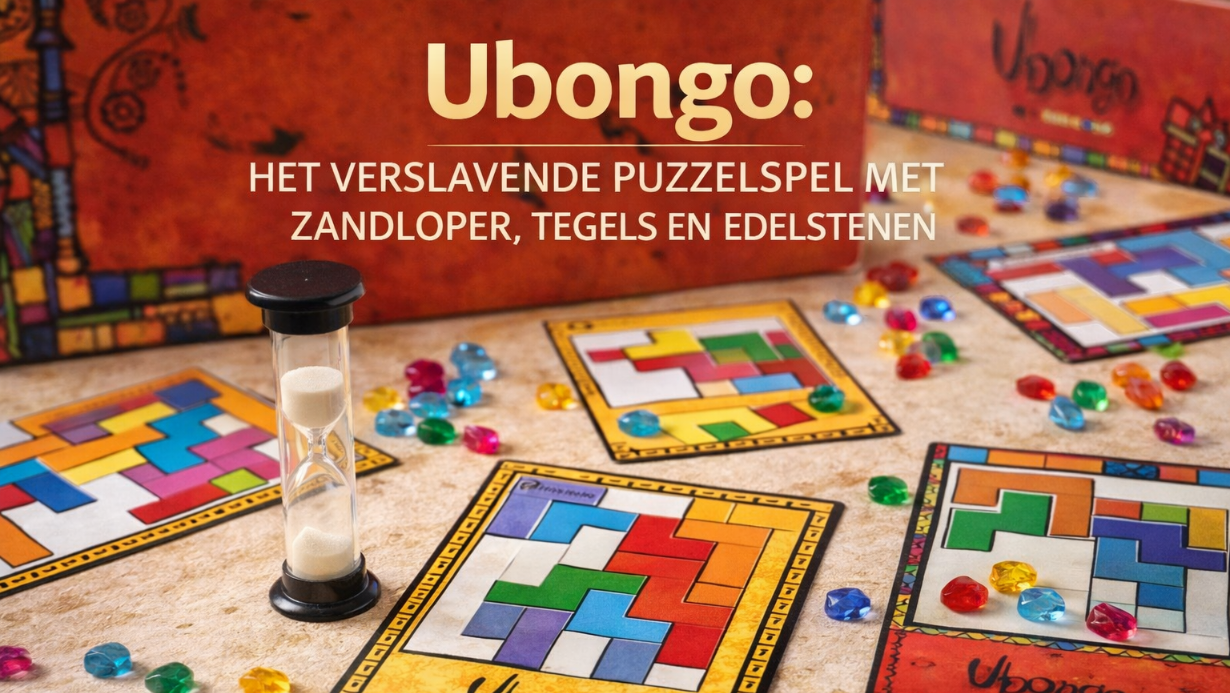 Ubongo: het verslavende puzzelspel met zandloper, tegels en edelstenen