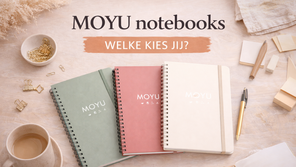 MOYU notebooks: het uitwisbare notitieboek dat je blijft gebruiken