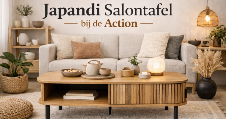 De Japandi salontafel van de Action, en hij is spotgoedkoop!