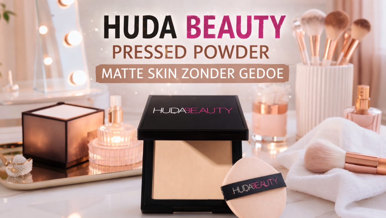 Huda Beauty pressed powder: matte skin zonder gedoe