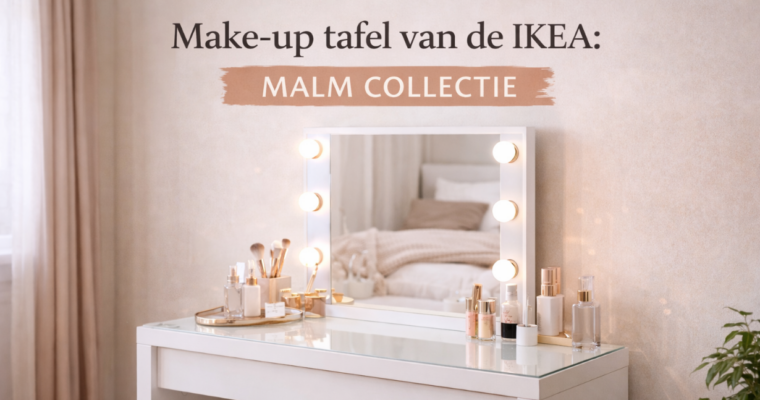 Make-up tafel van de IKEA: MALM collectie