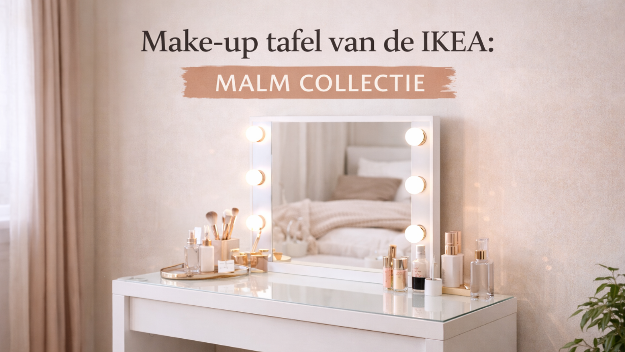 Make-up tafel van de IKEA: MALM collectie