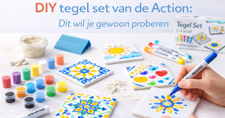 DIY tegel set van de Action: dit wil je gewoon proberen