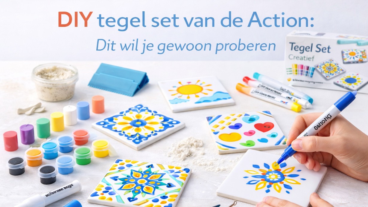 DIY tegel set van de Action: dit wil je gewoon proberen