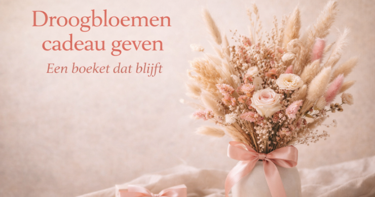 Droogbloemen cadeau geven: een boeket dat blijft