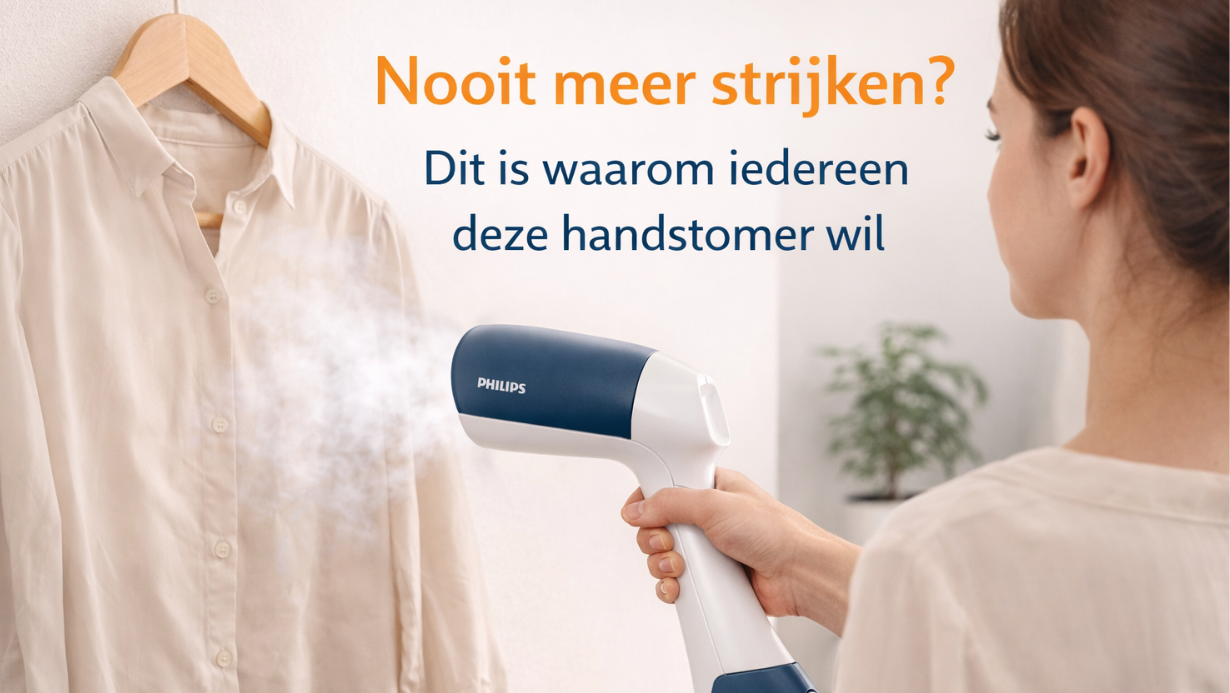 Philips Handstomer 5000: nooit meer strijken (en dat voelt heerlijk)
